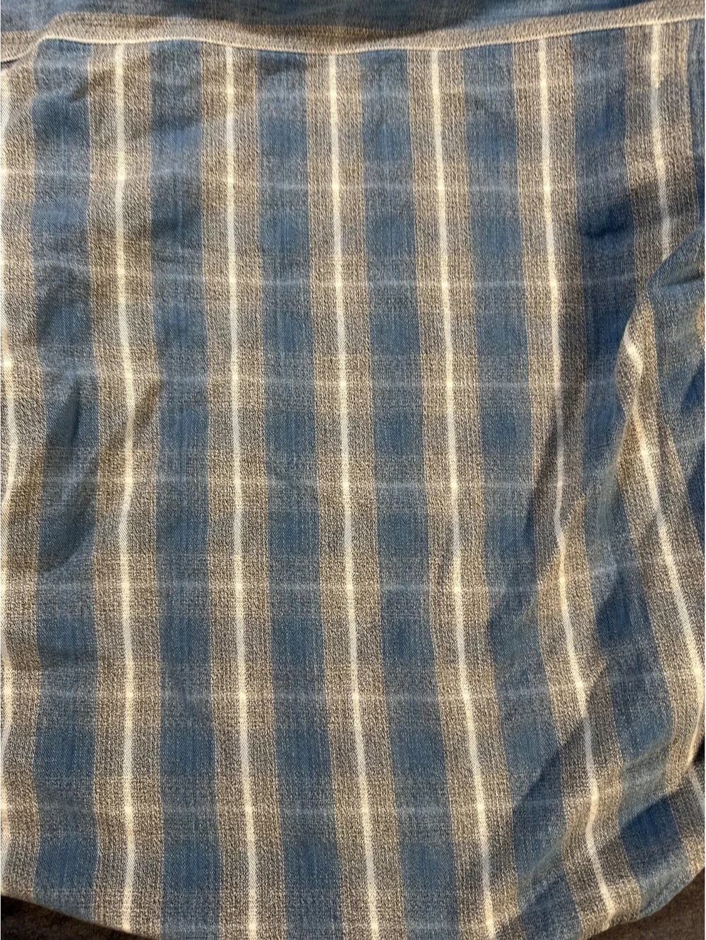 Vintage Levi Authentic Jeanswear Mens Plaid Flannel Long Sleeve Button Up Shirt